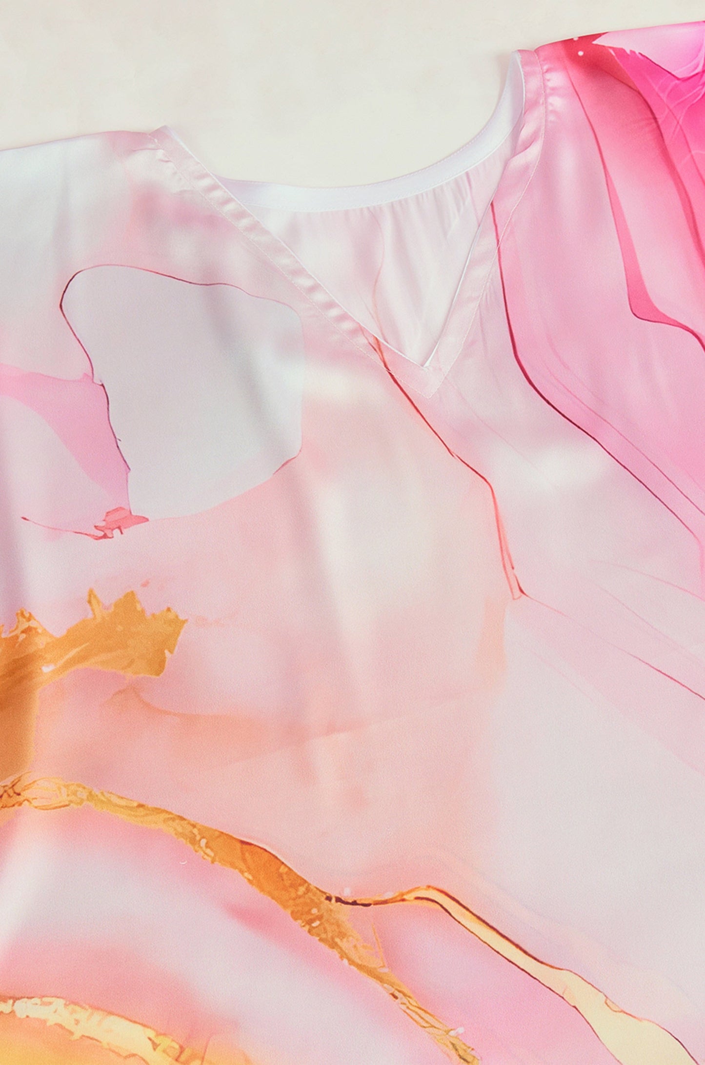 Crystal Cove Soft Satin Kaftan
