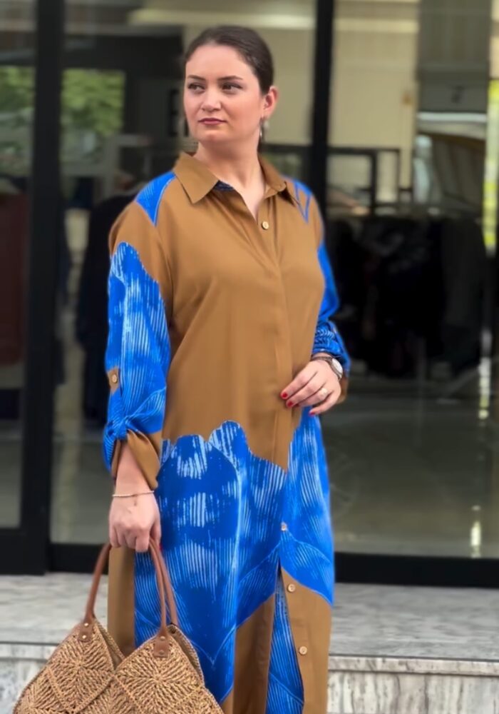 Digital Leaf Charm Premium Co Ord Set