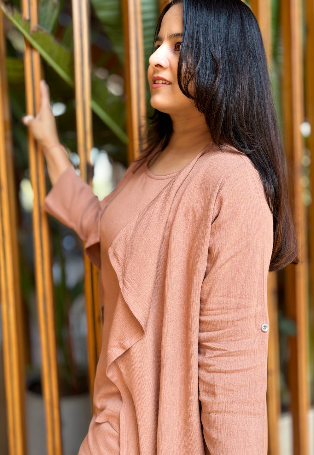 Solid Light Brown Cord Set