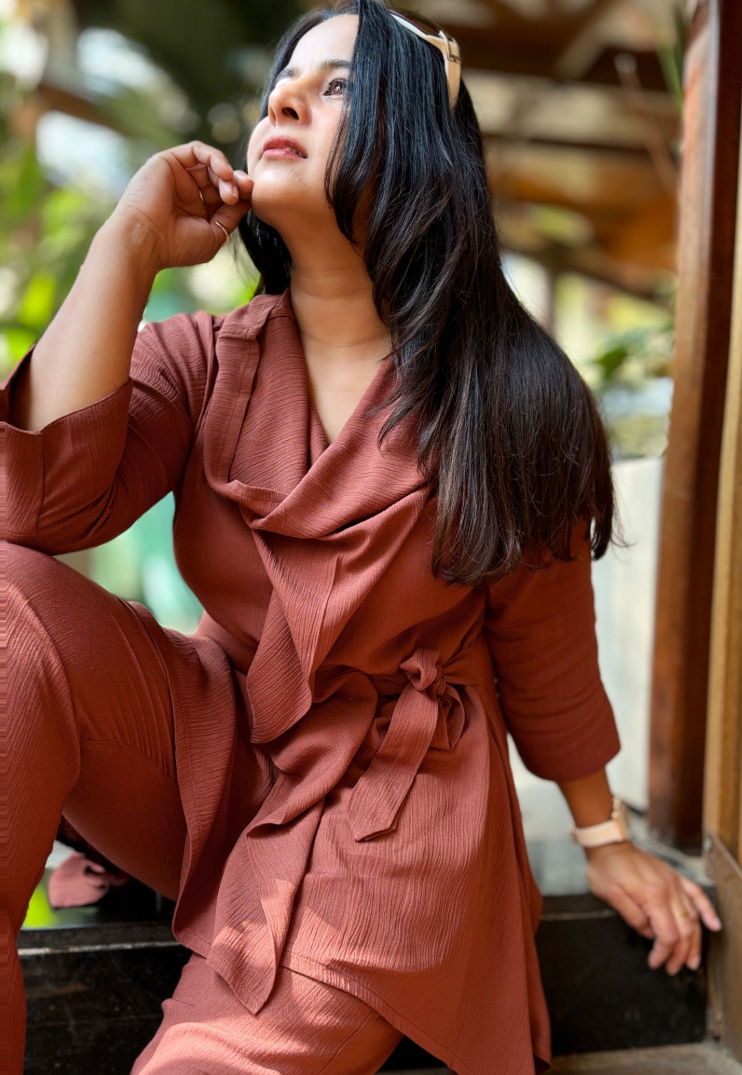 Rust-Toned Solid Cord Set