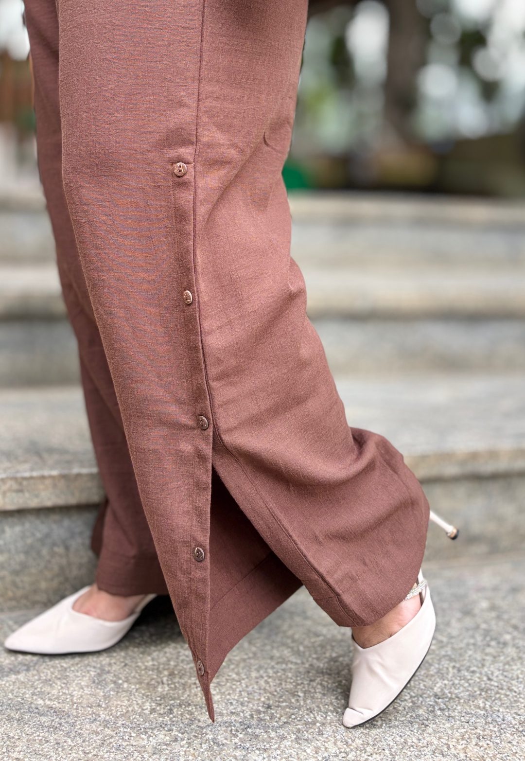 Brown Cotton Cord Set