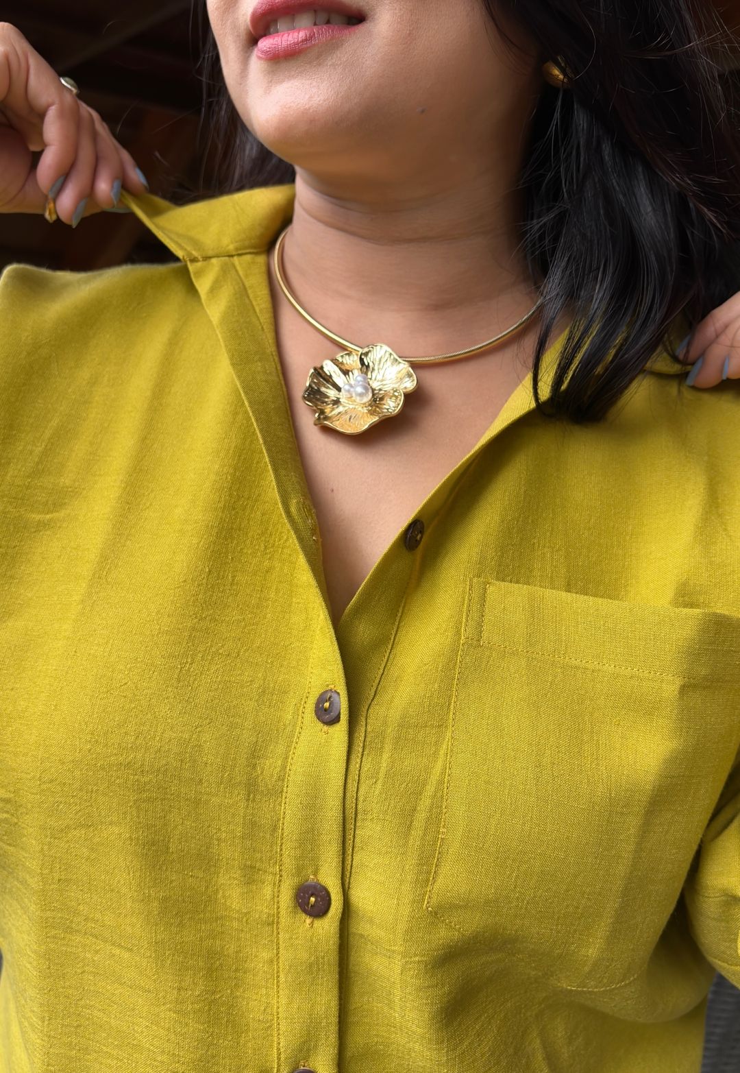 Chrome Yellow Cotton Cord Set