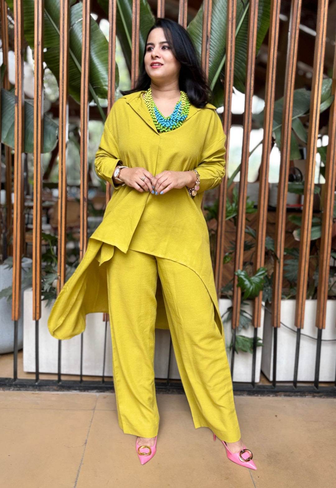 Chrome Yellow Cotton Cord Set