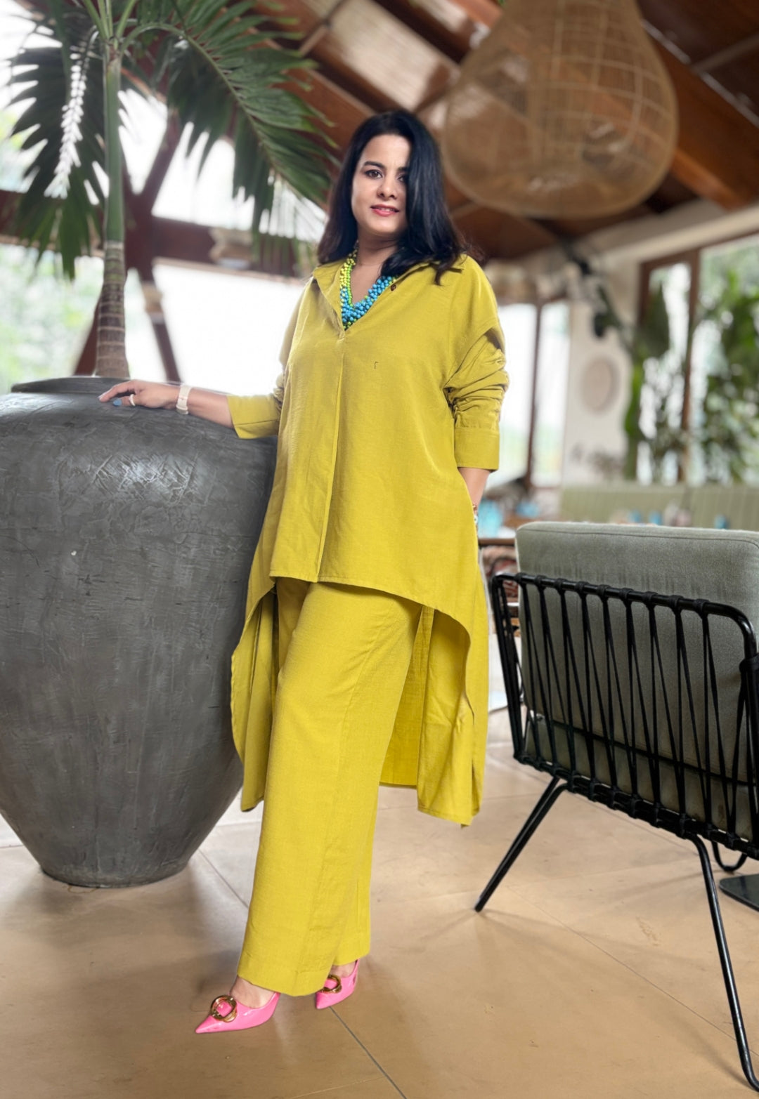 Chrome Yellow Cotton Cord Set