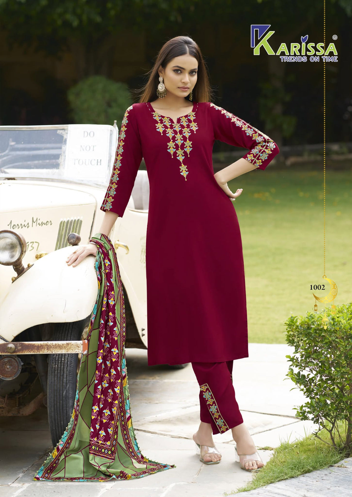 classy and fabulous 3 pieces concept kurti
