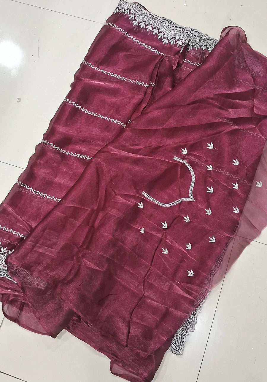 Party Wear Launching Designer Dana Hand work