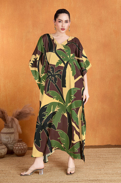 Plamscape Soft Satin Kaftan