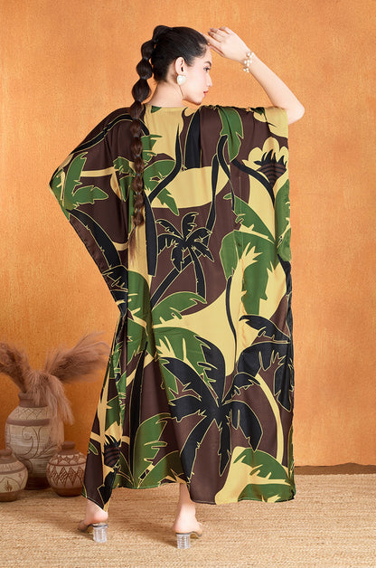 Plamscape Soft Satin Kaftan
