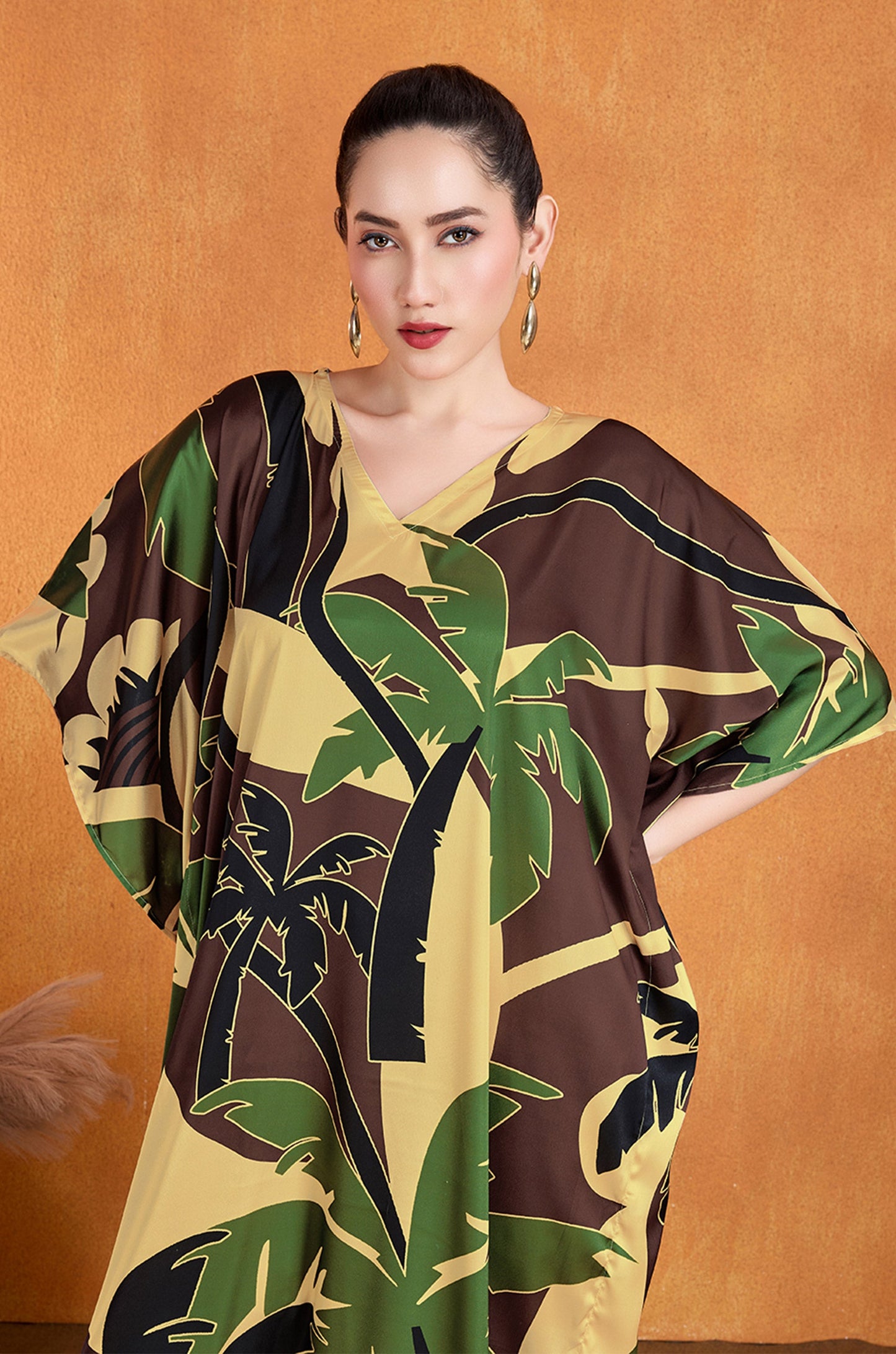 Plamscape Soft Satin Kaftan