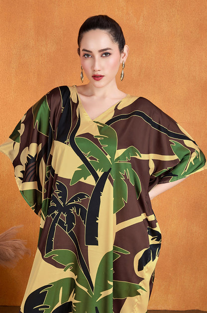 Plamscape Soft Satin Kaftan