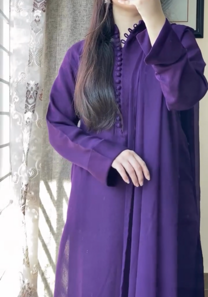 MD Pakistani Kurta Pent with Chiffon Dupatta Set