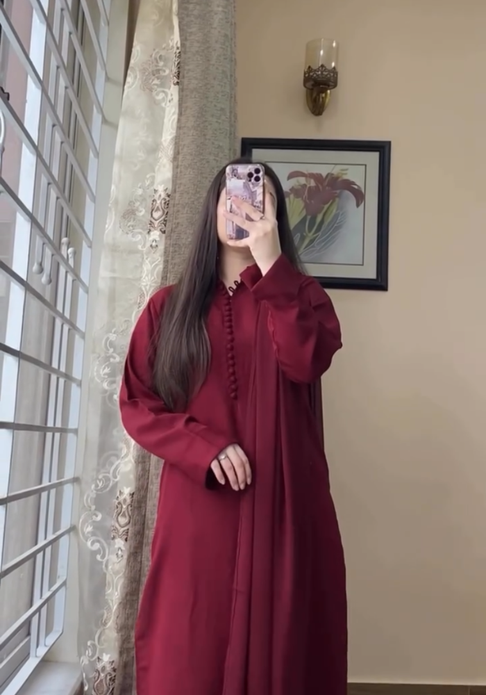 MD Pakistani Kurta Pent with Chiffon Dupatta Set