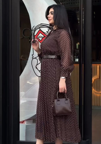 Retro Whisper – Polka Dot Dress