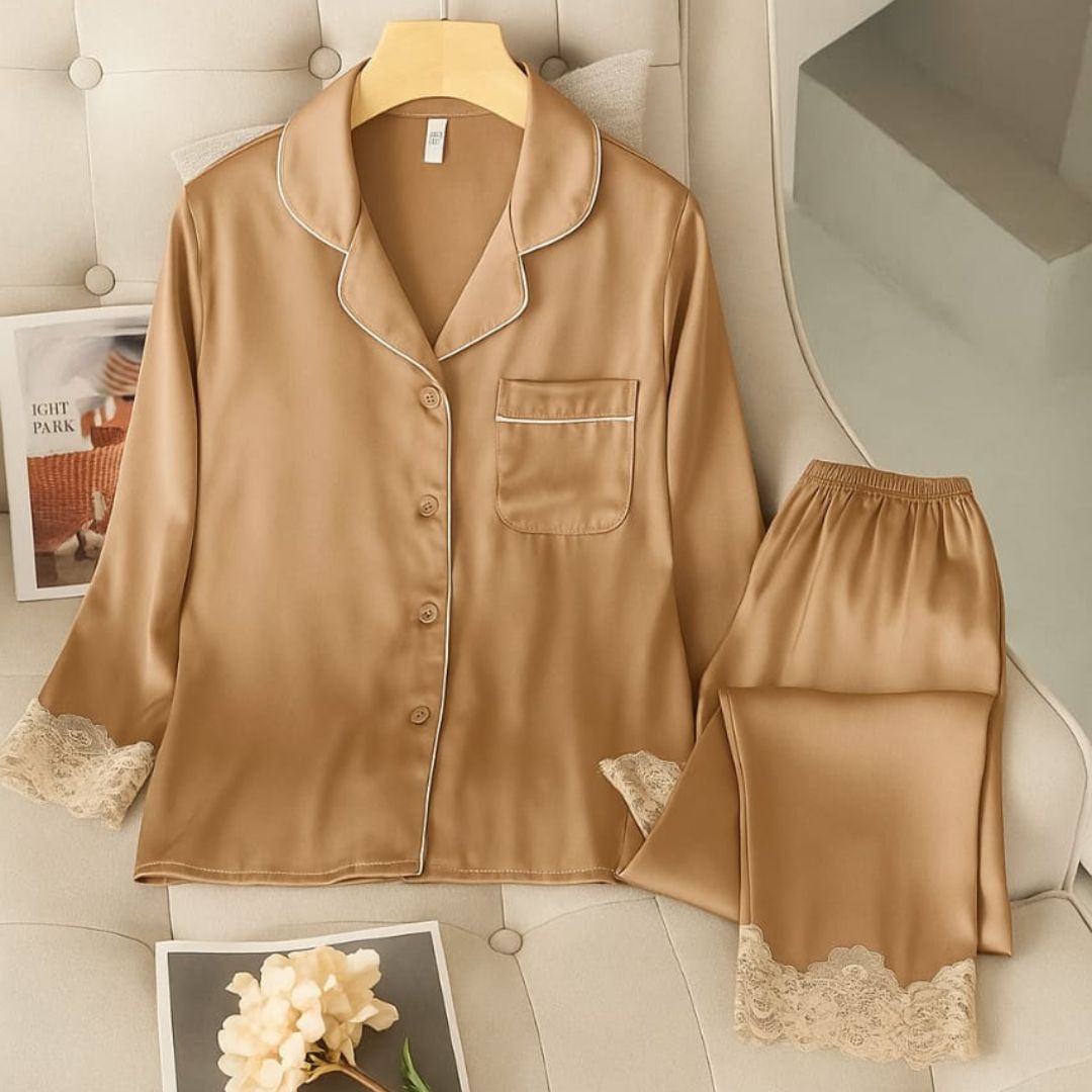 Dream Satin Pajamas Set 2.0 (Faux Silk)
