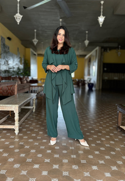 Green Soft Cotton Cord Set
