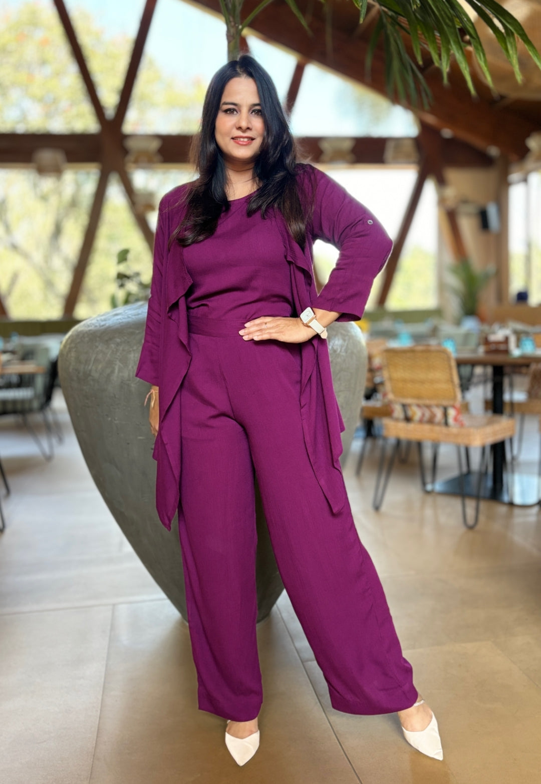 Solid Magenta Cord Set