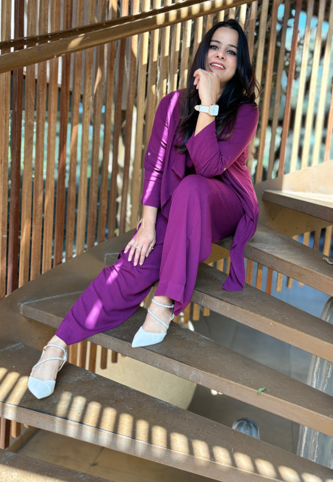 Solid Magenta Cord Set
