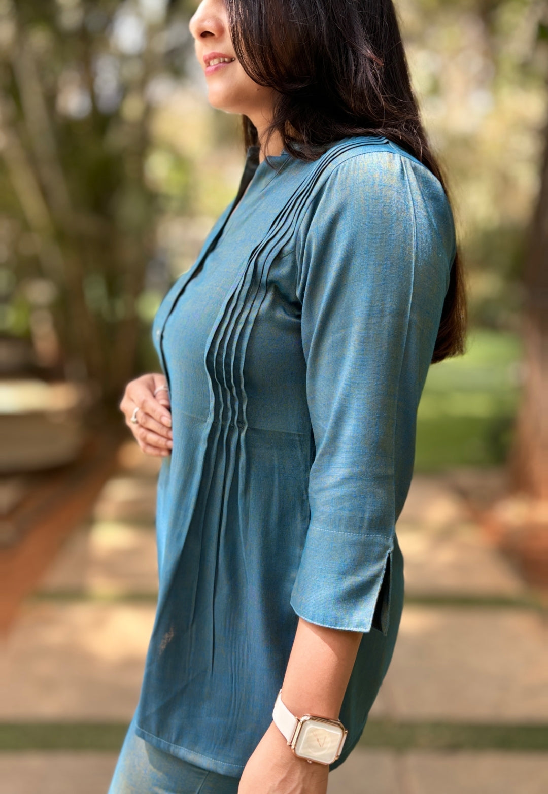 Blue Cotton Cord Set