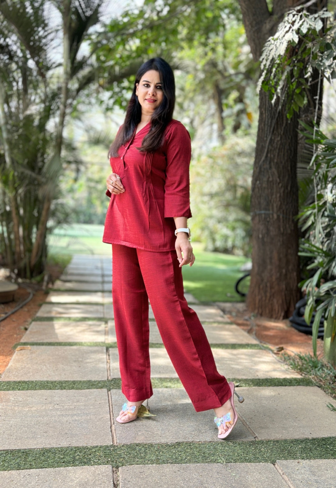 Red Cotton Cord Set