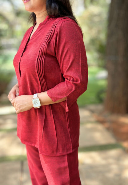 Red Cotton Cord Set
