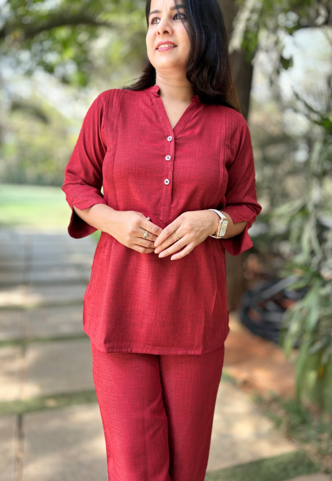 Red Cotton Cord Set