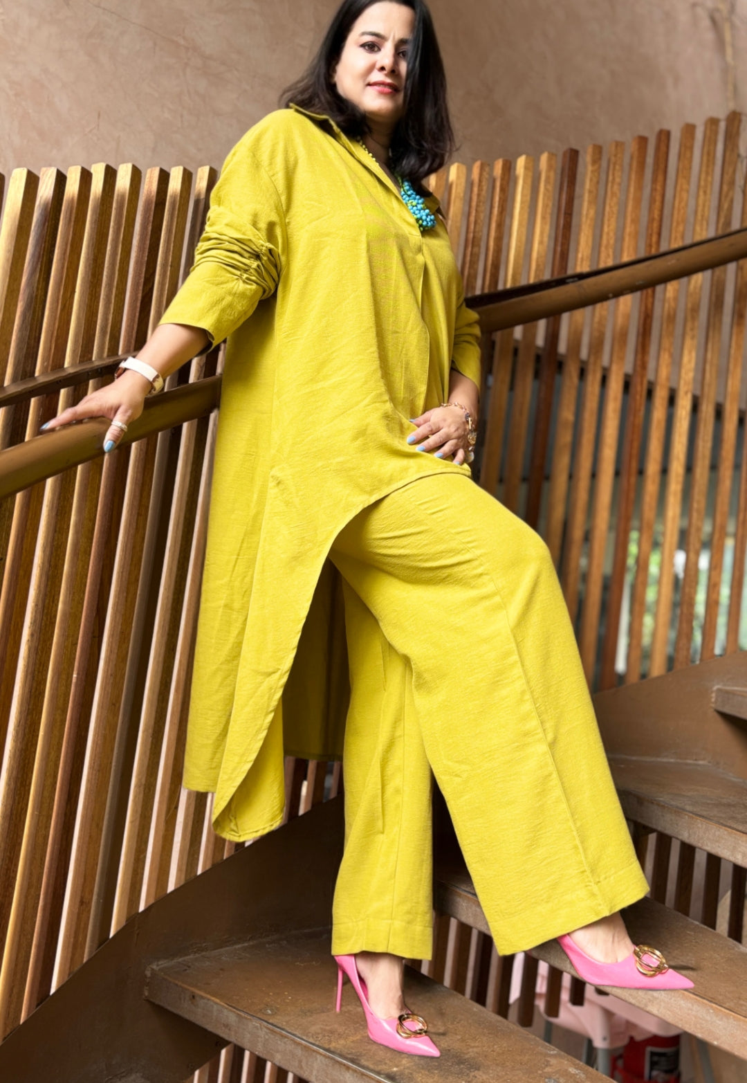 Chrome Yellow Cotton Cord Set