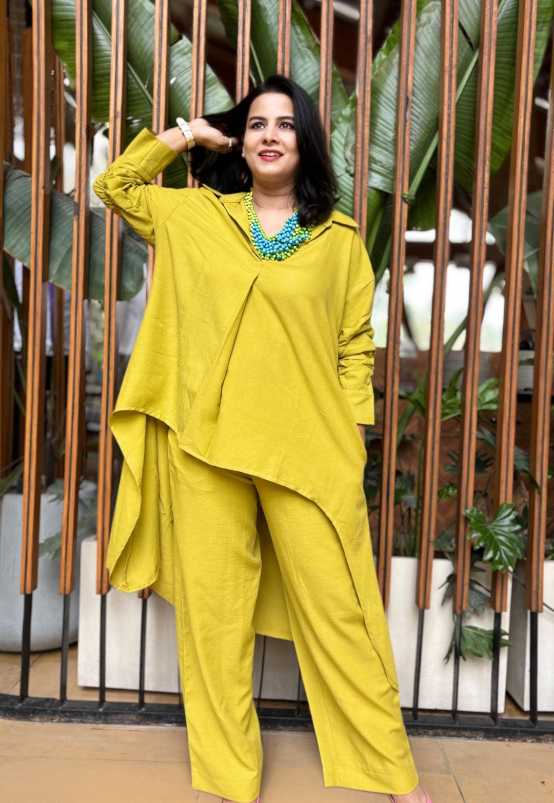 Chrome Yellow Cotton Cord Set