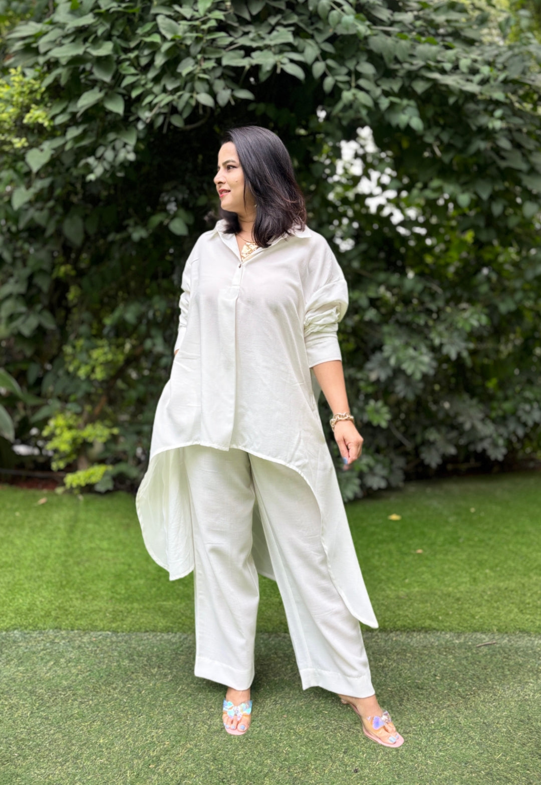White Cotton Cord Set