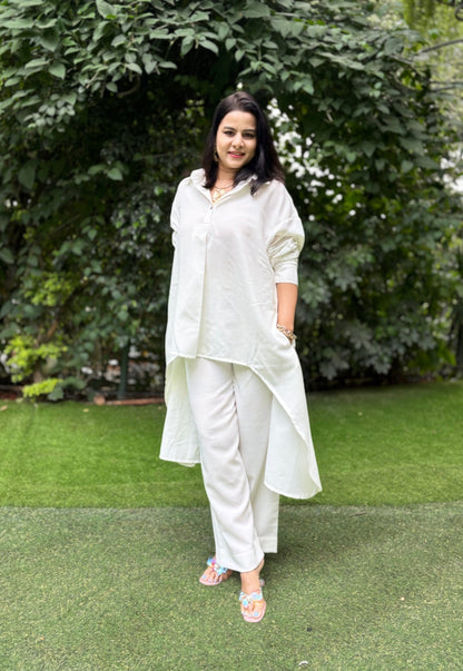 White Cotton Cord Set