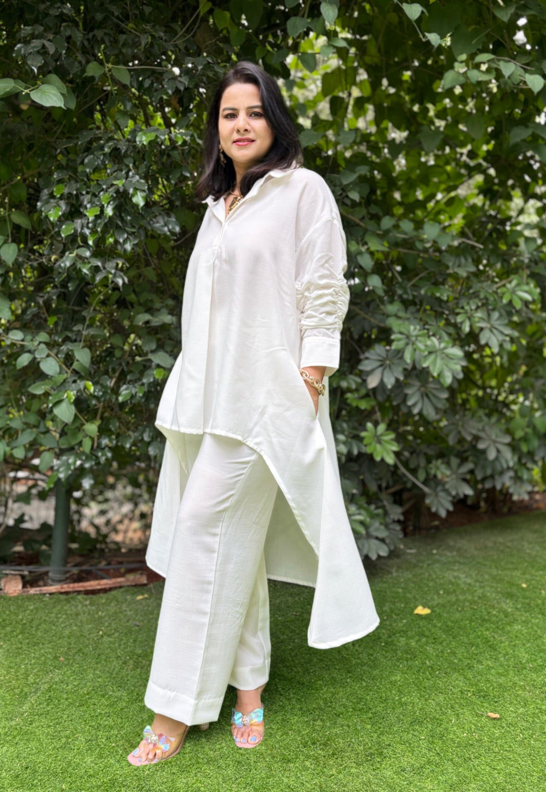 White Cotton Cord Set