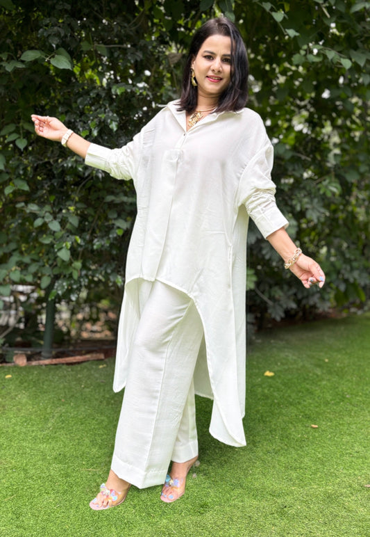 White Cotton Cord Set