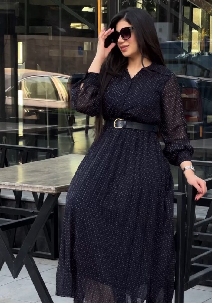 Retro Whisper – Polka Dot Dress