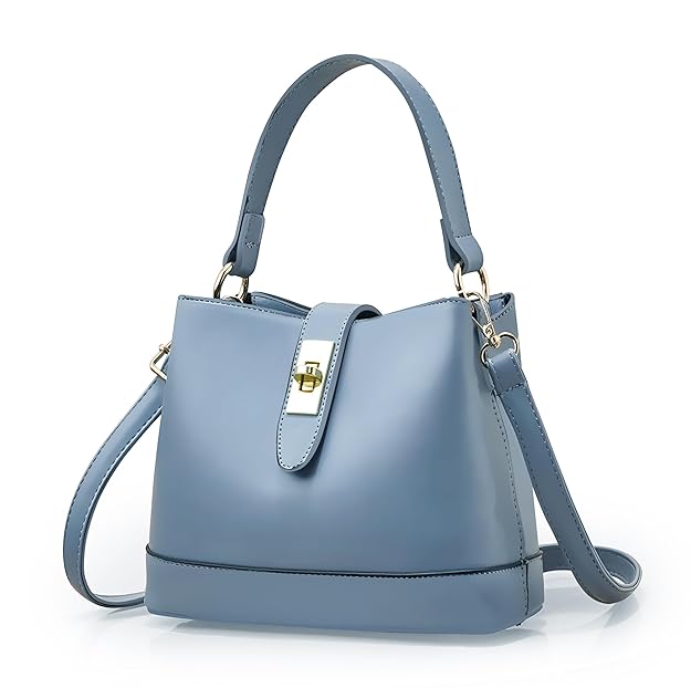 Women's Girls Bucket Cross Body Bag with Sling