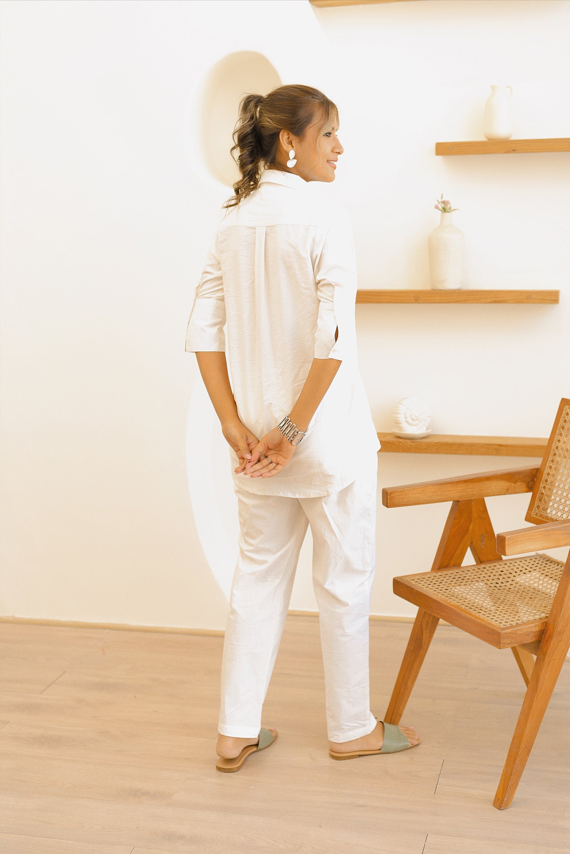 Vanilla Linen Coord Set