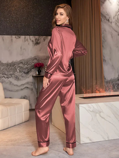 Luxe Lounge Dreams Co-ord Set – Rosewood