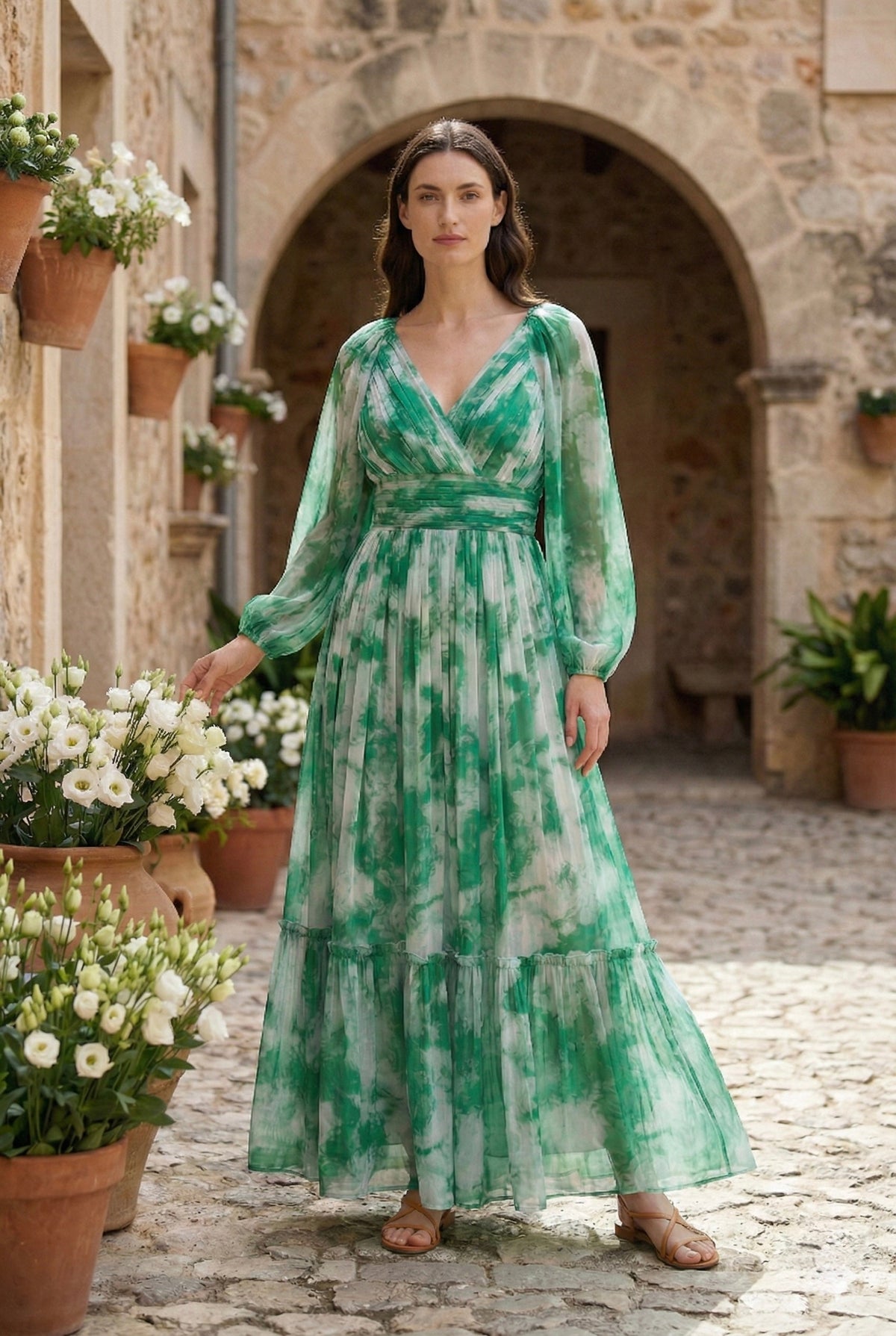 Isadora Mist Maxi Dress