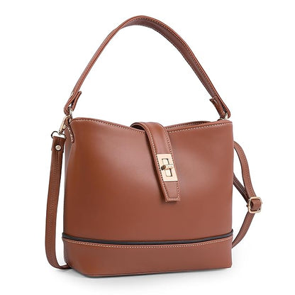 Women's Girls Bucket Cross Body Bag with Sling