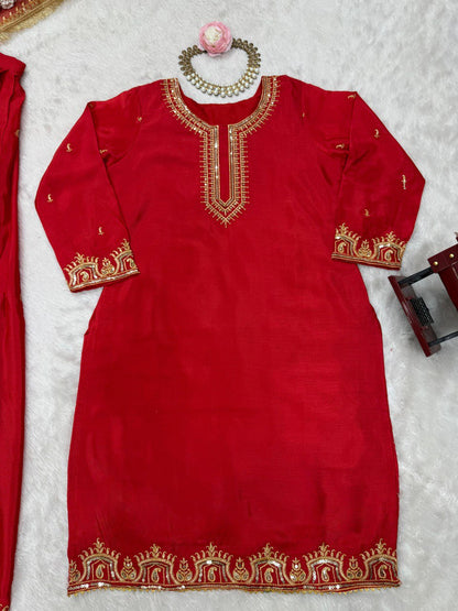 Stunning Crep Silk Mustard Color Top With Lehenga
