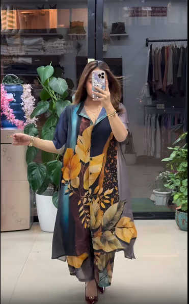 2 COLOR NEW LOANCH- LONG SHIRT STYLE DRESS