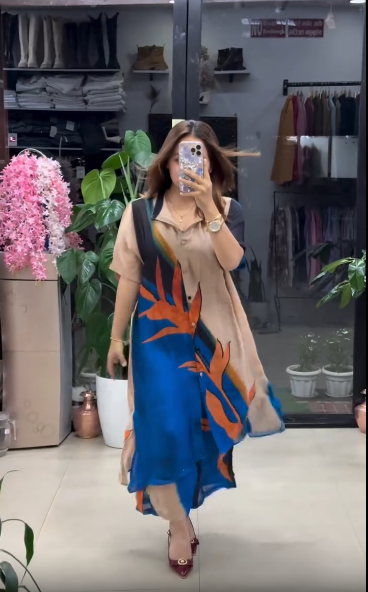 2 COLOR NEW LOANCH- LONG SHIRT STYLE DRESS