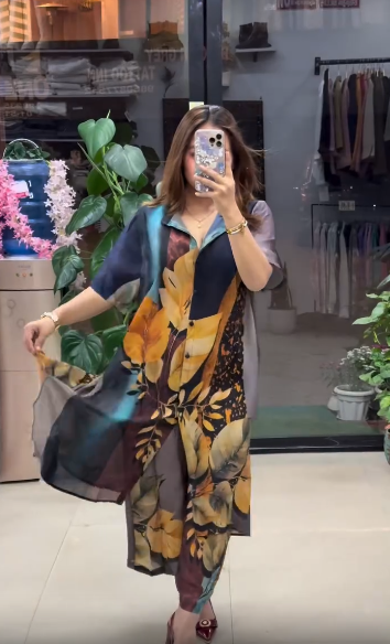 2 COLOR NEW LOANCH- LONG SHIRT STYLE DRESS