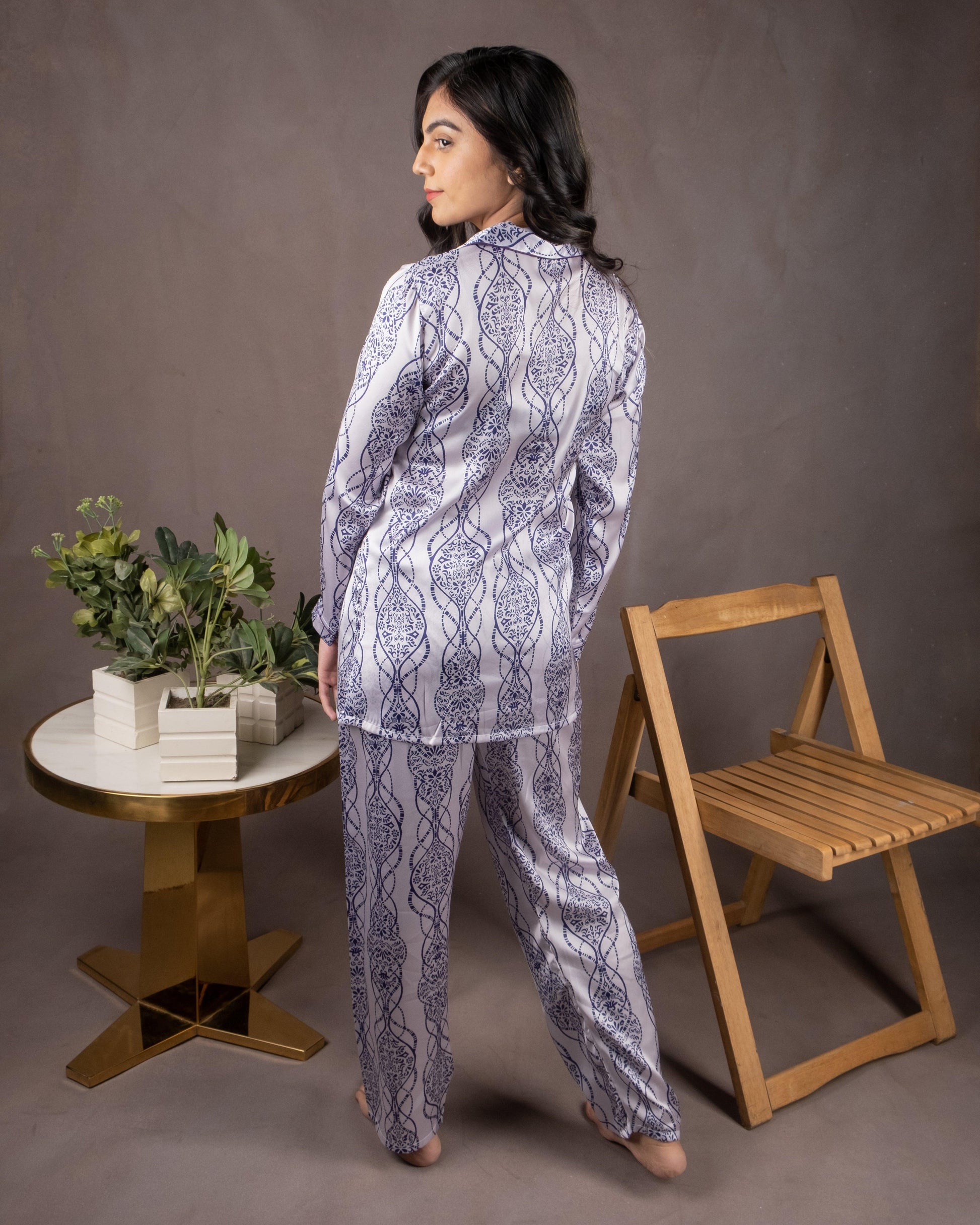 Blissful Blue Artistry Ensemble PJ Set