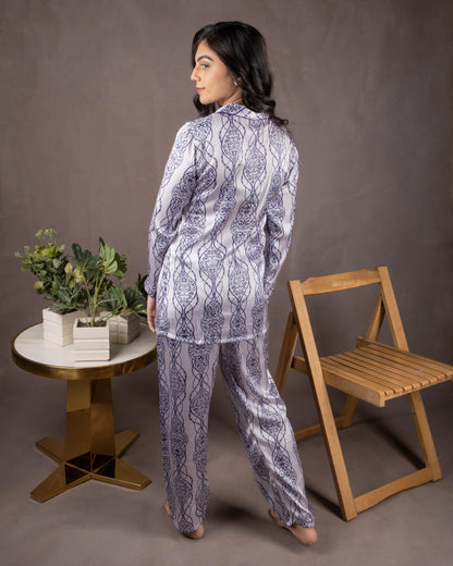 Blissful Blue Artistry Ensemble PJ Set