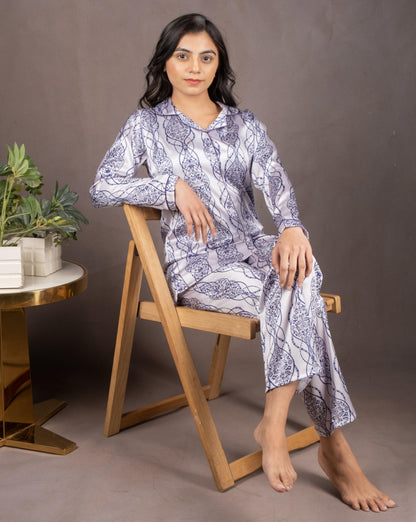 Blissful Blue Artistry Ensemble PJ Set