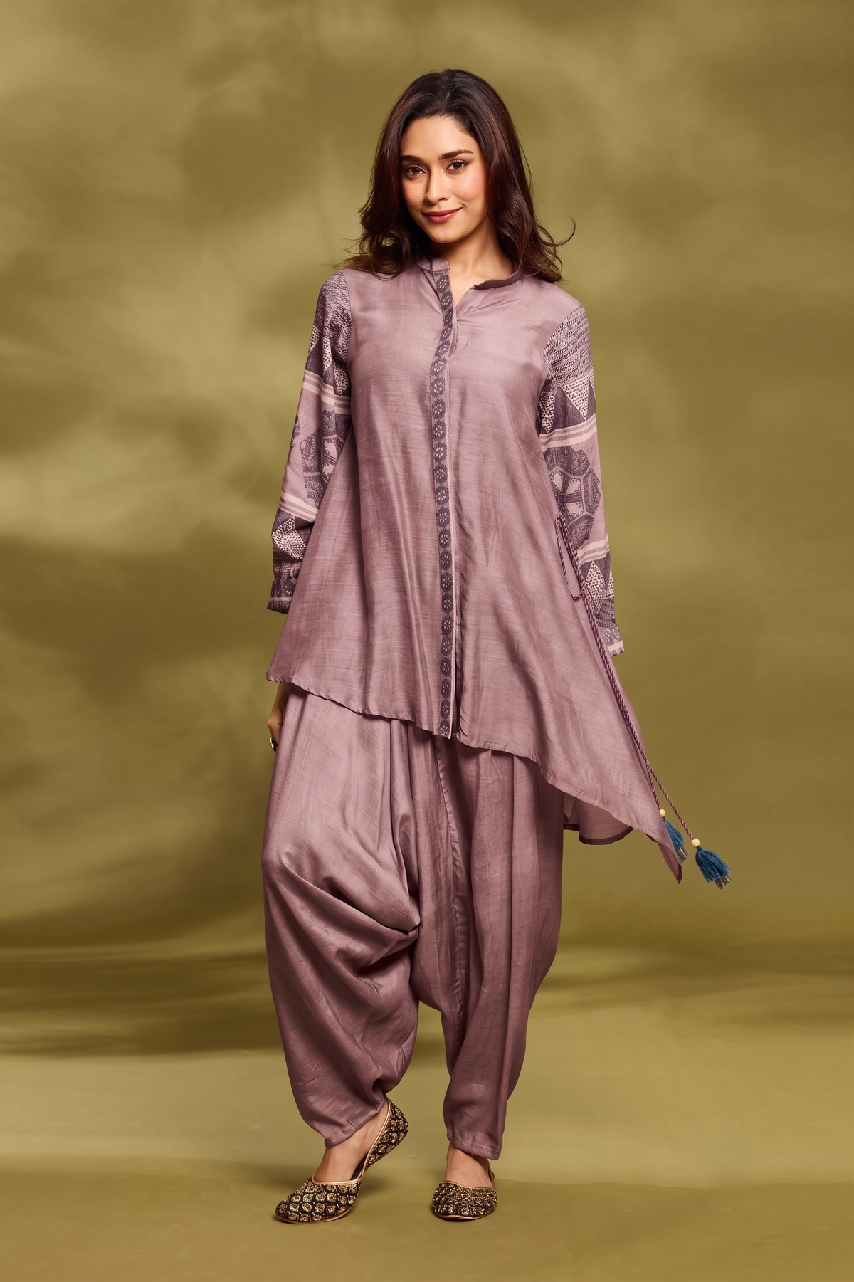 Blush Pink Bamboo Linen Co-Ord Set