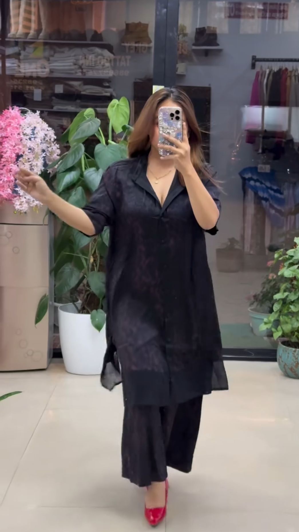 Lacey Dress print satin Co rd set Celeste  Lacey Dress