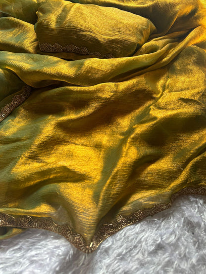RANGOOT SUPPER HIT SIMARI SHINE GOLDEN SAREE