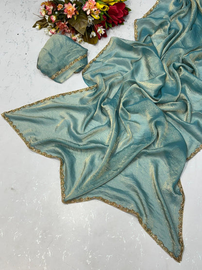 RANGOOT SUPPER HIT SIMARI SHINE GOLDEN SAREE